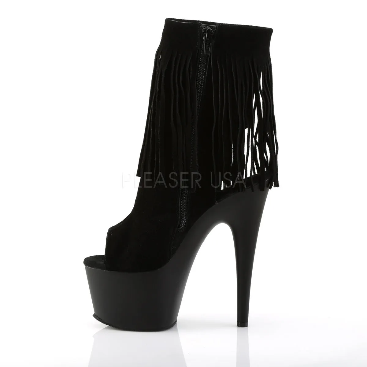 7 Inch Heel ADORE-1019 Black Suede