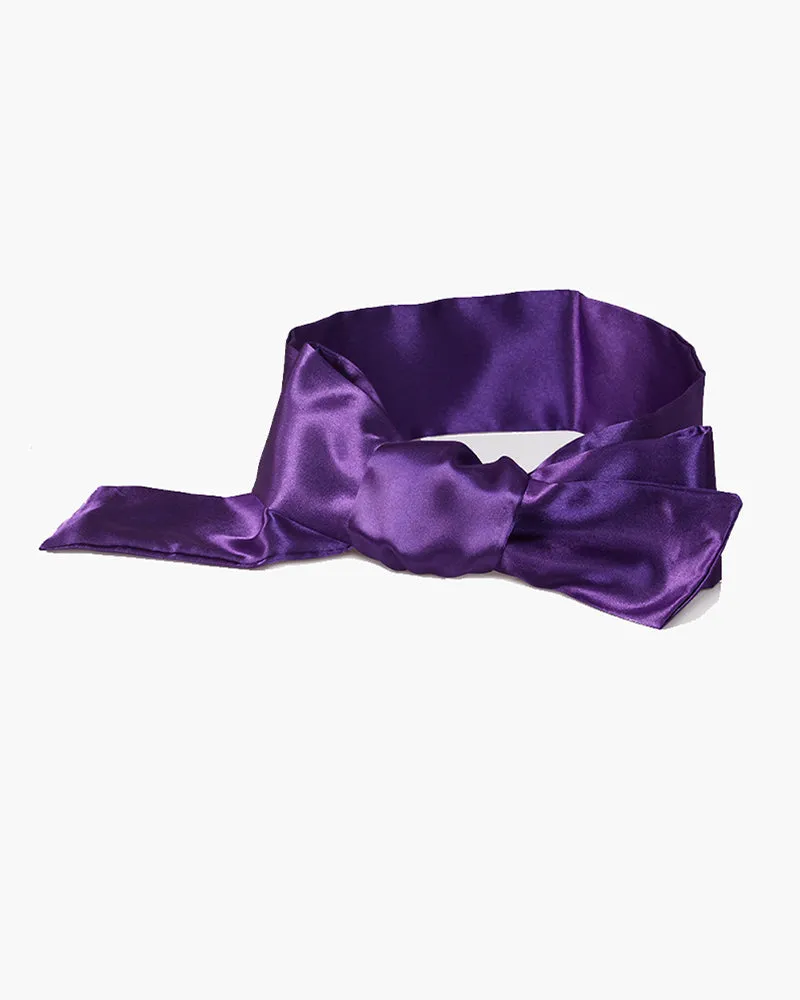 Adjustable 62 Satin Silk Eye Mask Kit
