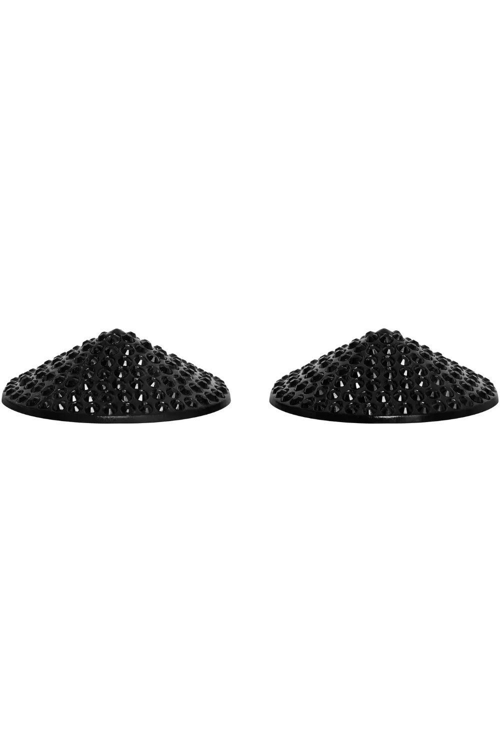 Black Rhinestone Nipple Pasties