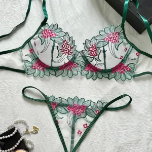 Botanic Babe Garden Embroidered Lingerie
