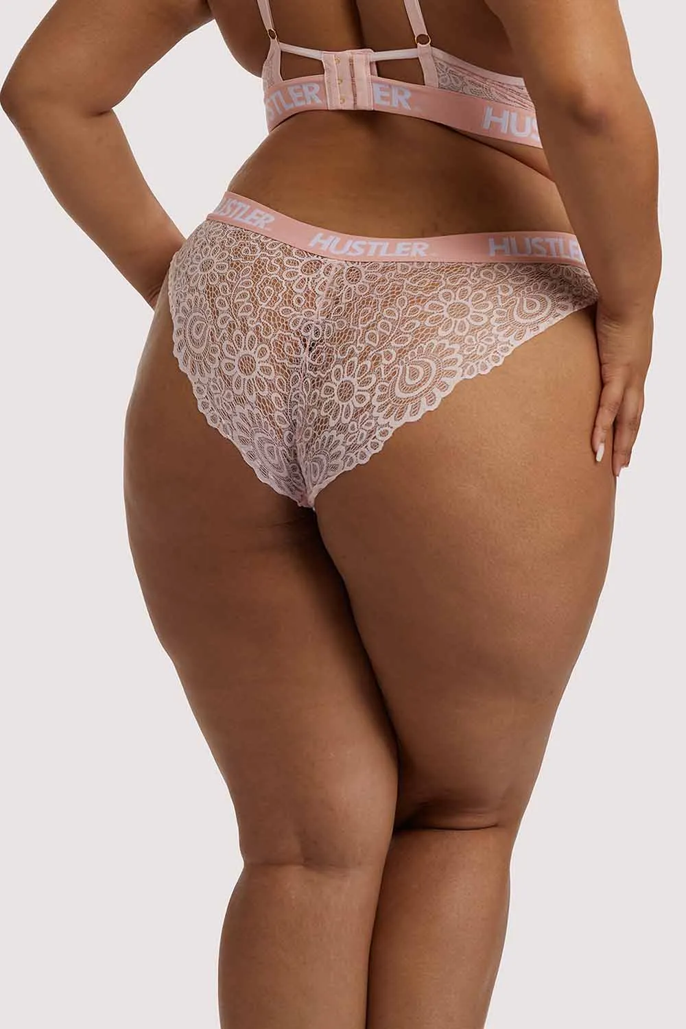 Branded Lace Baby Pink Brief