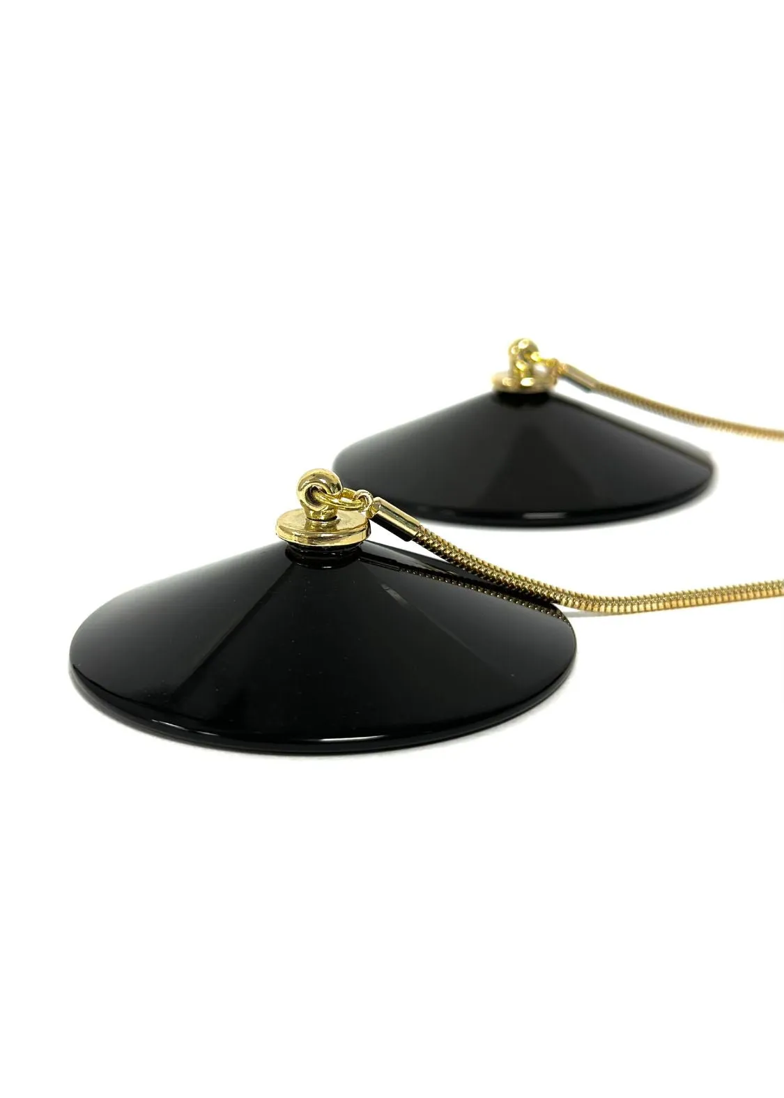 Chain Linked Nipple Cover (Black/Gold)
