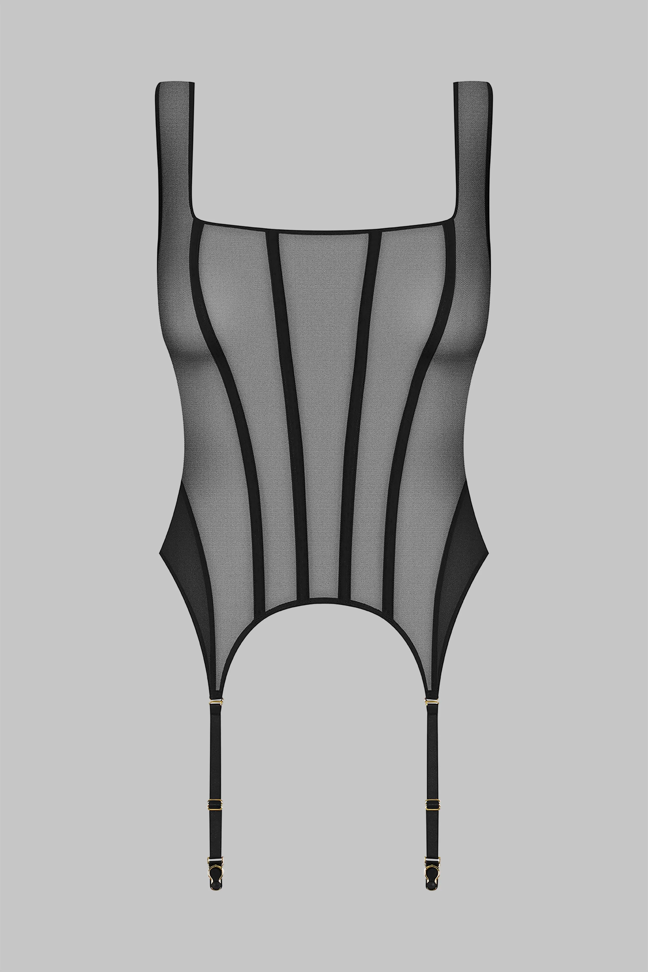 Corset with garter belt - L'Amoureuse