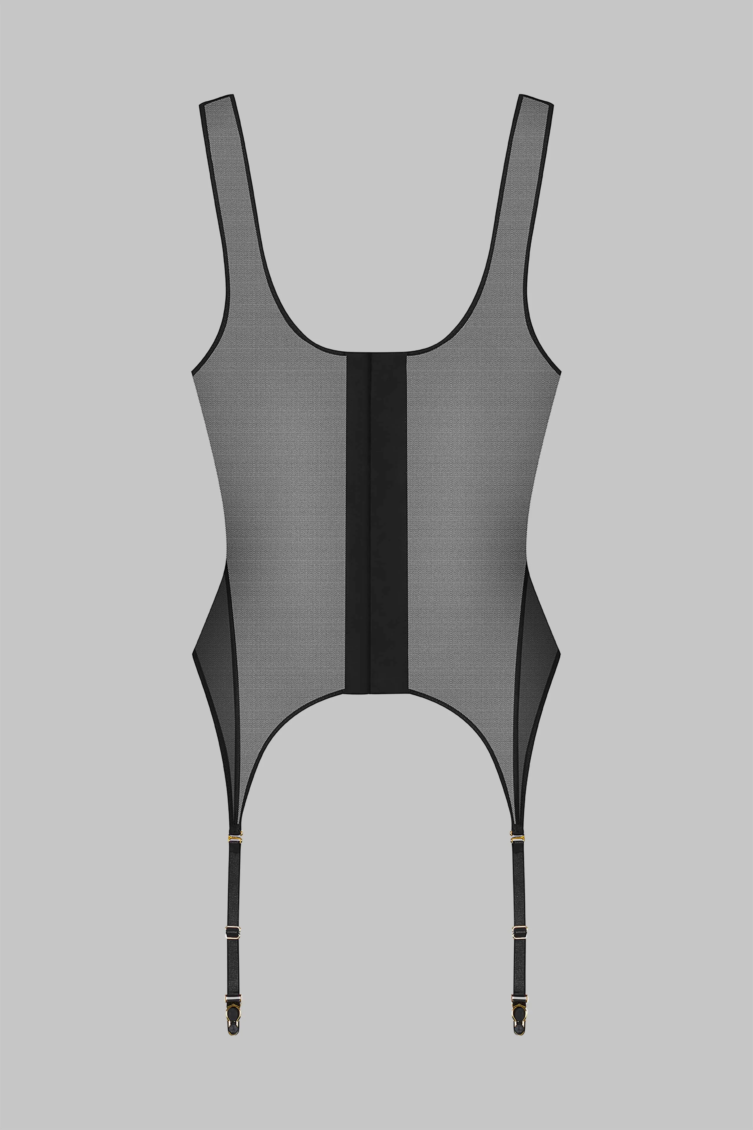 Corset with garter belt - L'Amoureuse