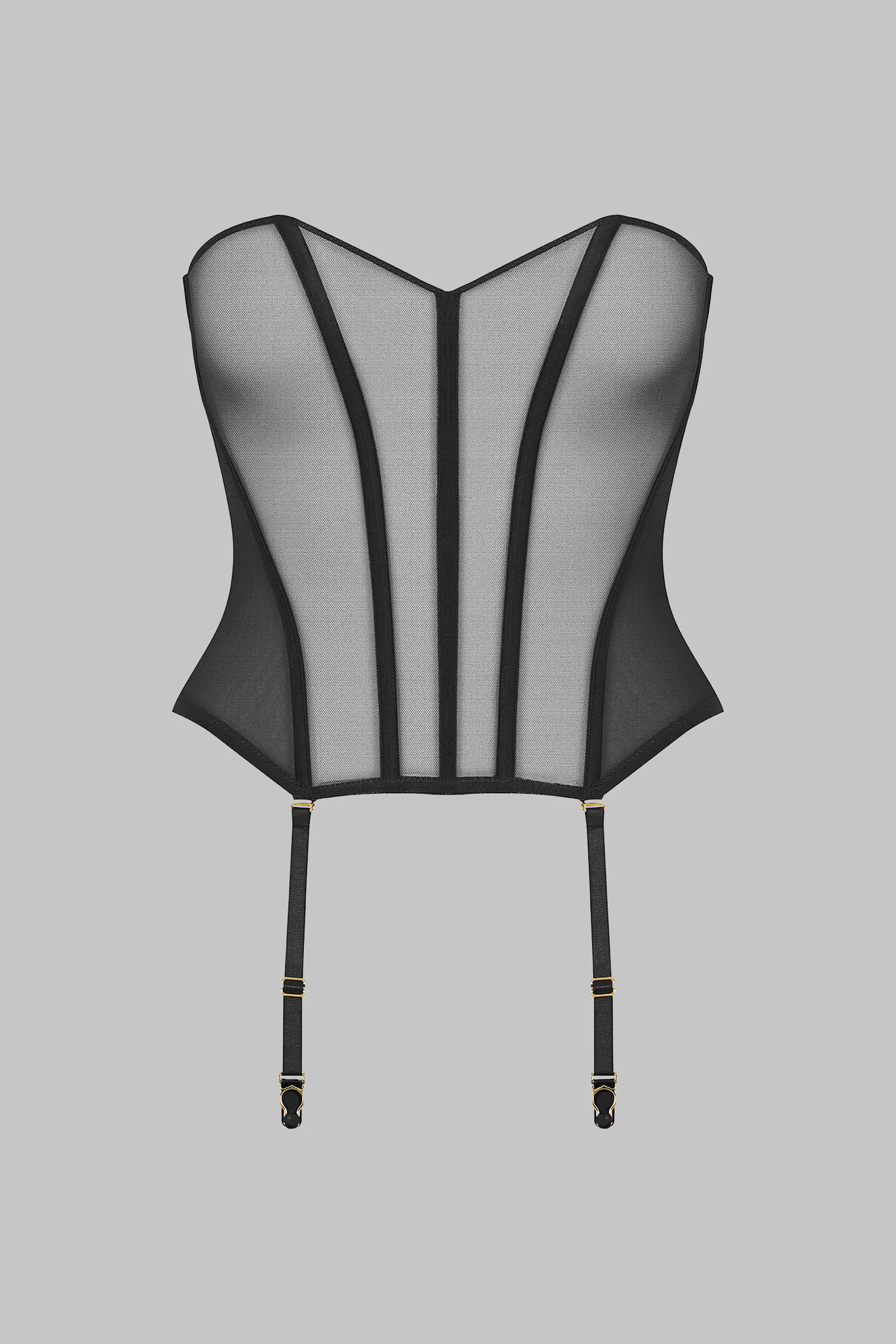 Corset with suspenders - L'Amoureuse