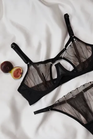 Criss-Cross Bra and Thong Set
