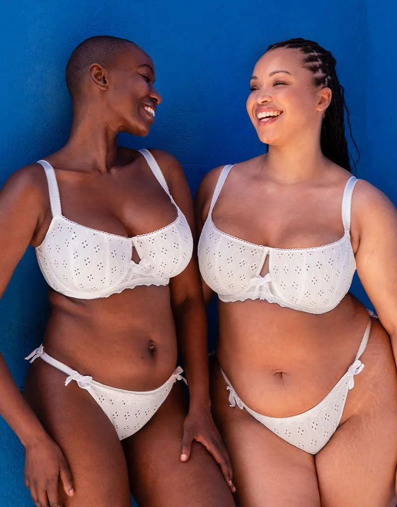 Curvy Kate Flora Balcony Bra White