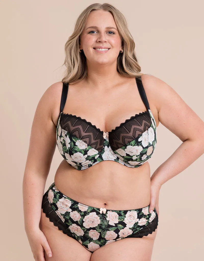 Curvy Kate Wild One Brazilian Brief Floral Print