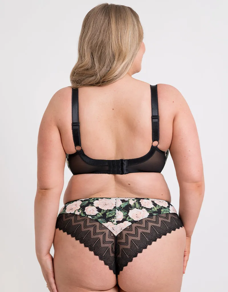 Curvy Kate Wild One Brazilian Brief Floral Print
