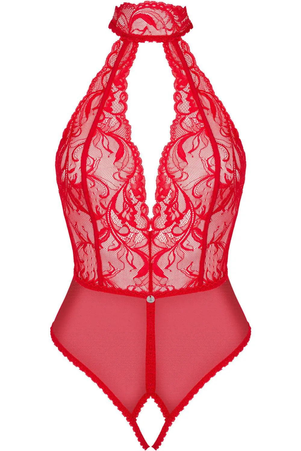 Dagmarie Crotchless Halterneck Bodysuit
