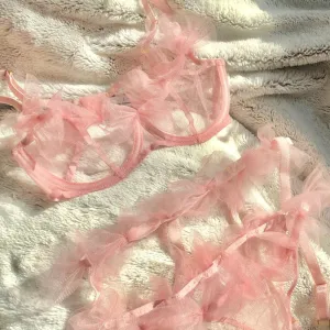 Dusty Rose Lingerie Set
