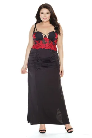 Embroidered Gown
