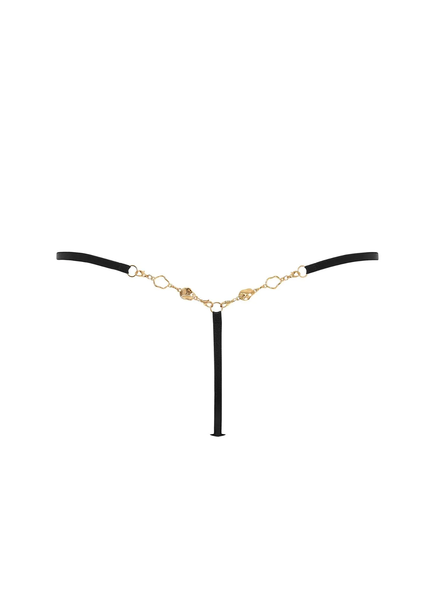 Emery Thong (Black/Gold)