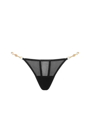 Emery Thong (Black/Gold)