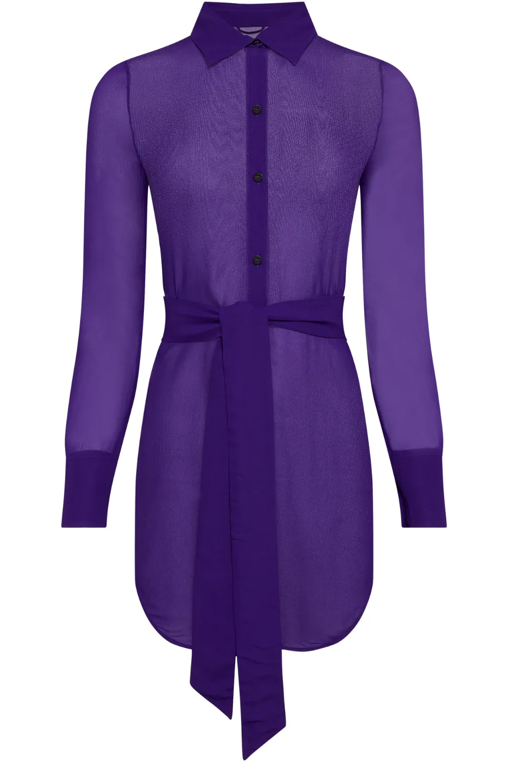 Fever Beach Shirt Dress in Purple