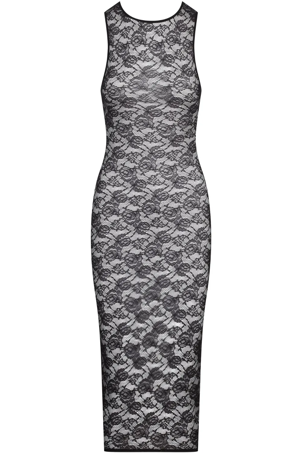 Flashback Lace Sleeveless Midi Dress