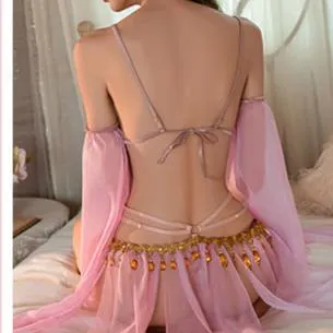 Gilded Temptress Arabian Roleplay Lingerie Set