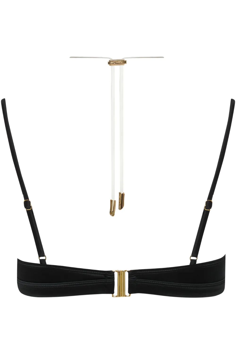 Glow Bralette Bikini Top in Black