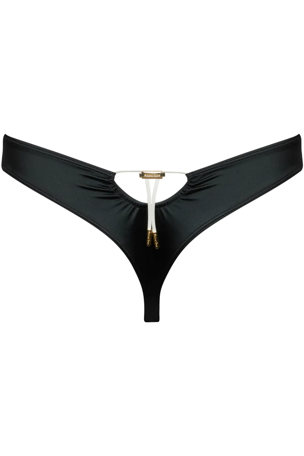 Glow Tanga Bikini Bottom in Black