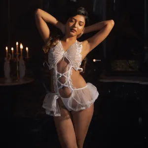 Heavenly Haze Sheer Babydoll Lingerie