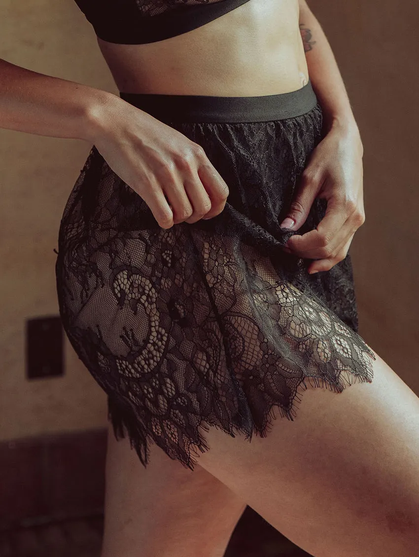 Kilo Brava Lace Skirted Thong