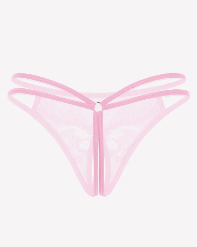 Lace Floral Lace Briefs G-String