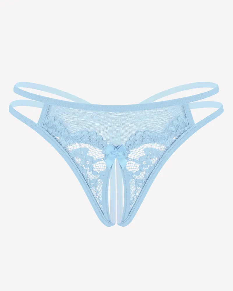 Lace Floral Lace Briefs G-String