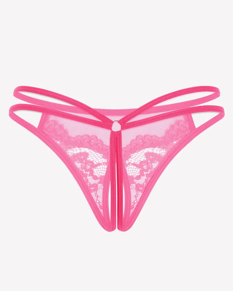 Lace Floral Lace Briefs G-String