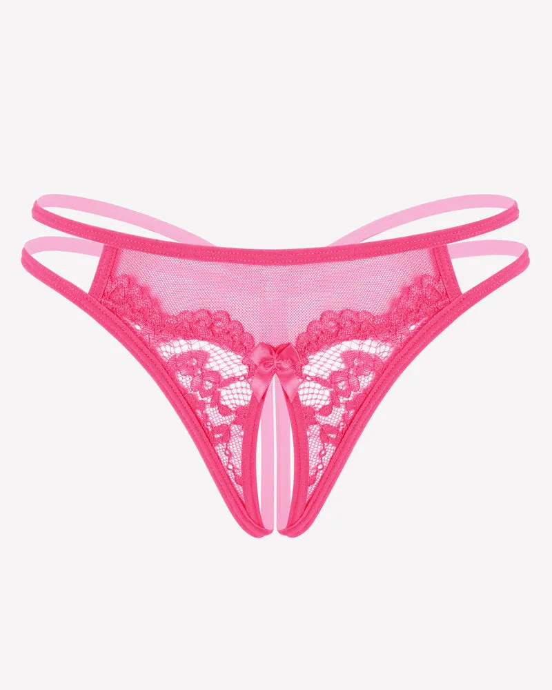 Lace Floral Lace Briefs G-String