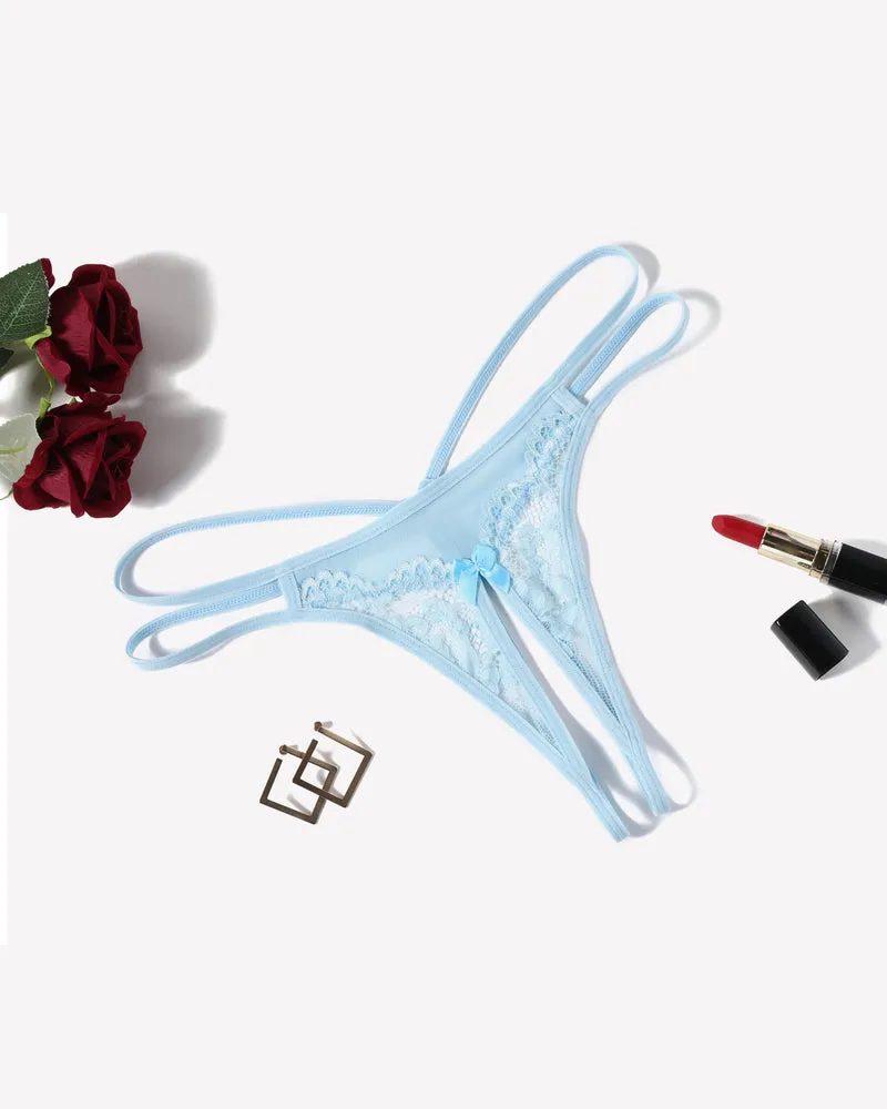 Lace Floral Lace Briefs G-String