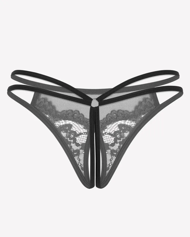 Lace Floral Lace Briefs G-String