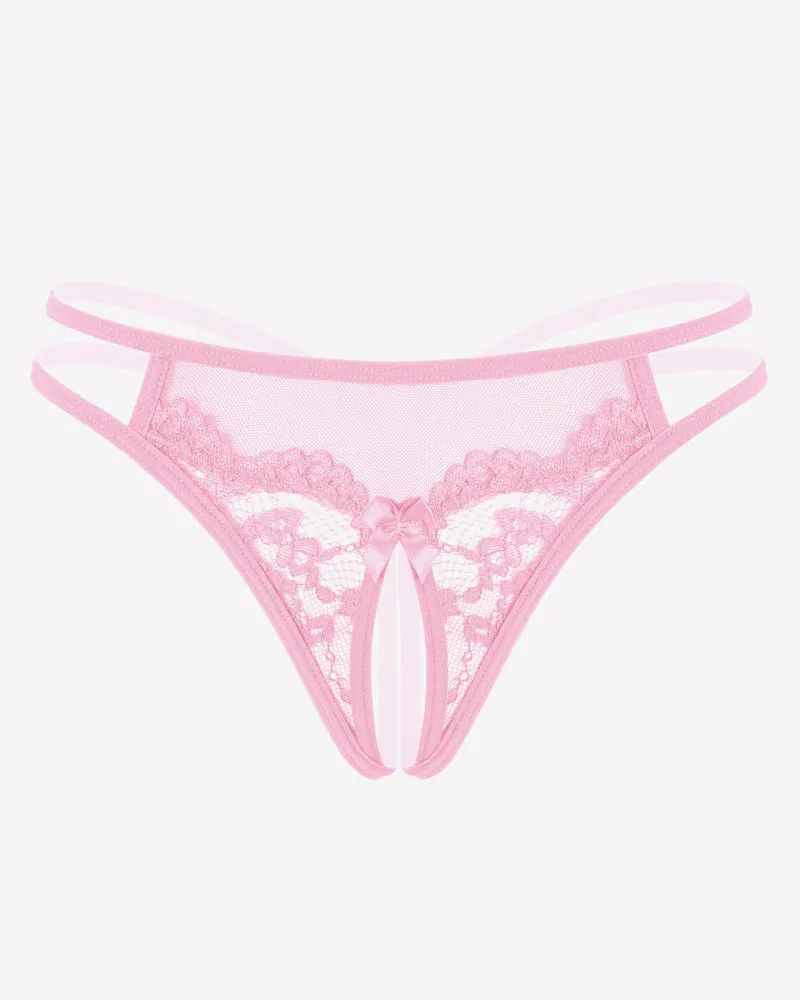 Lace Floral Lace Briefs G-String