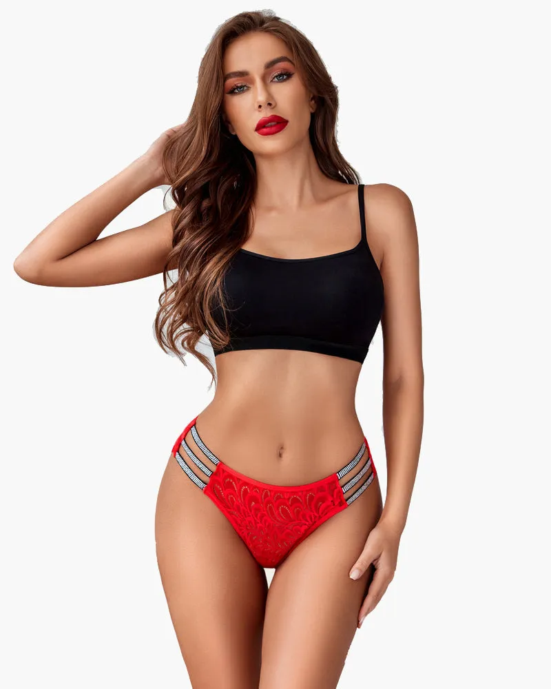 Lace Glitter Panty