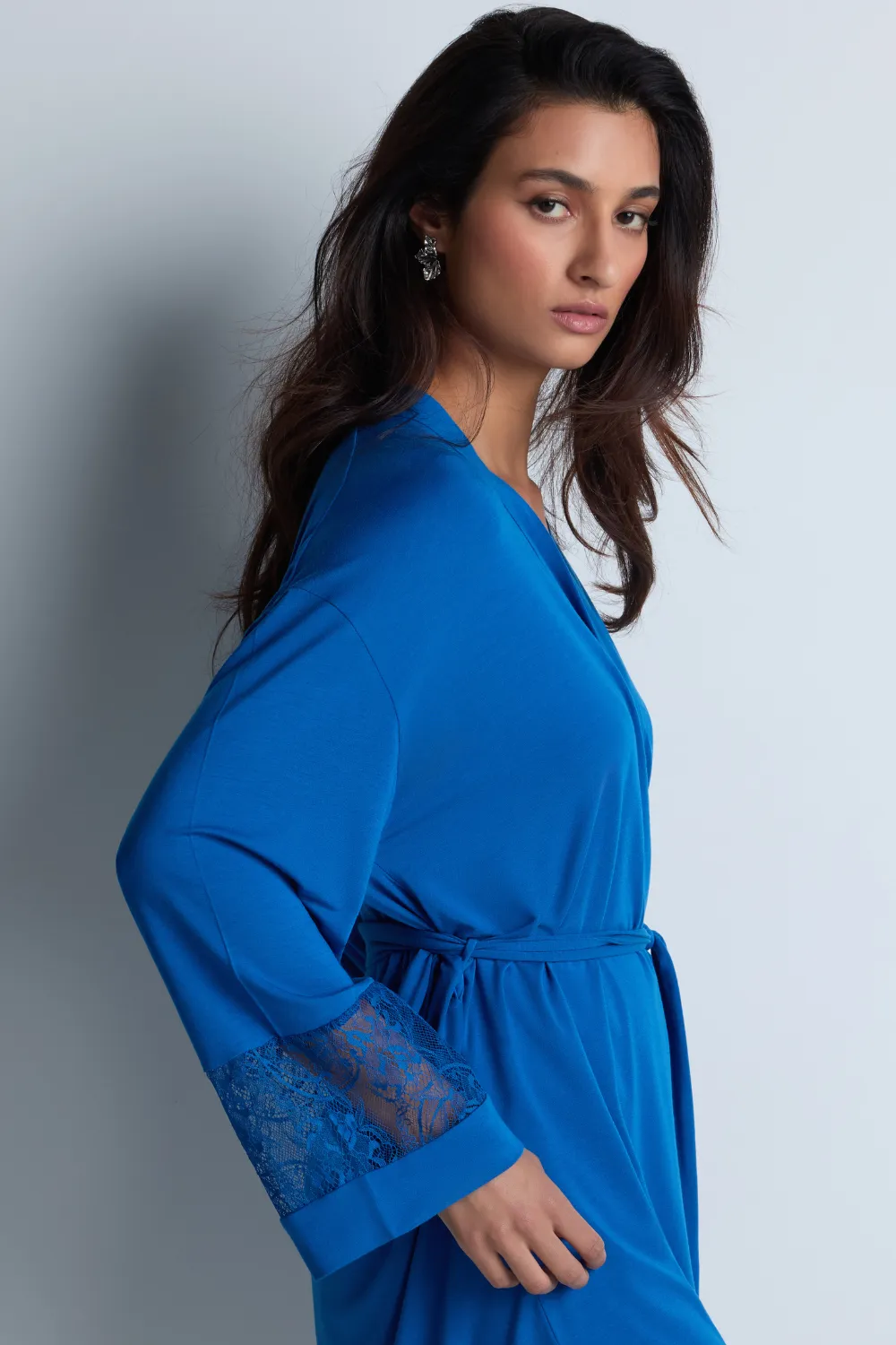 Lazy Days Kimono in Blue