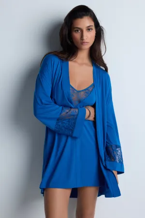 Lazy Days Kimono in Blue