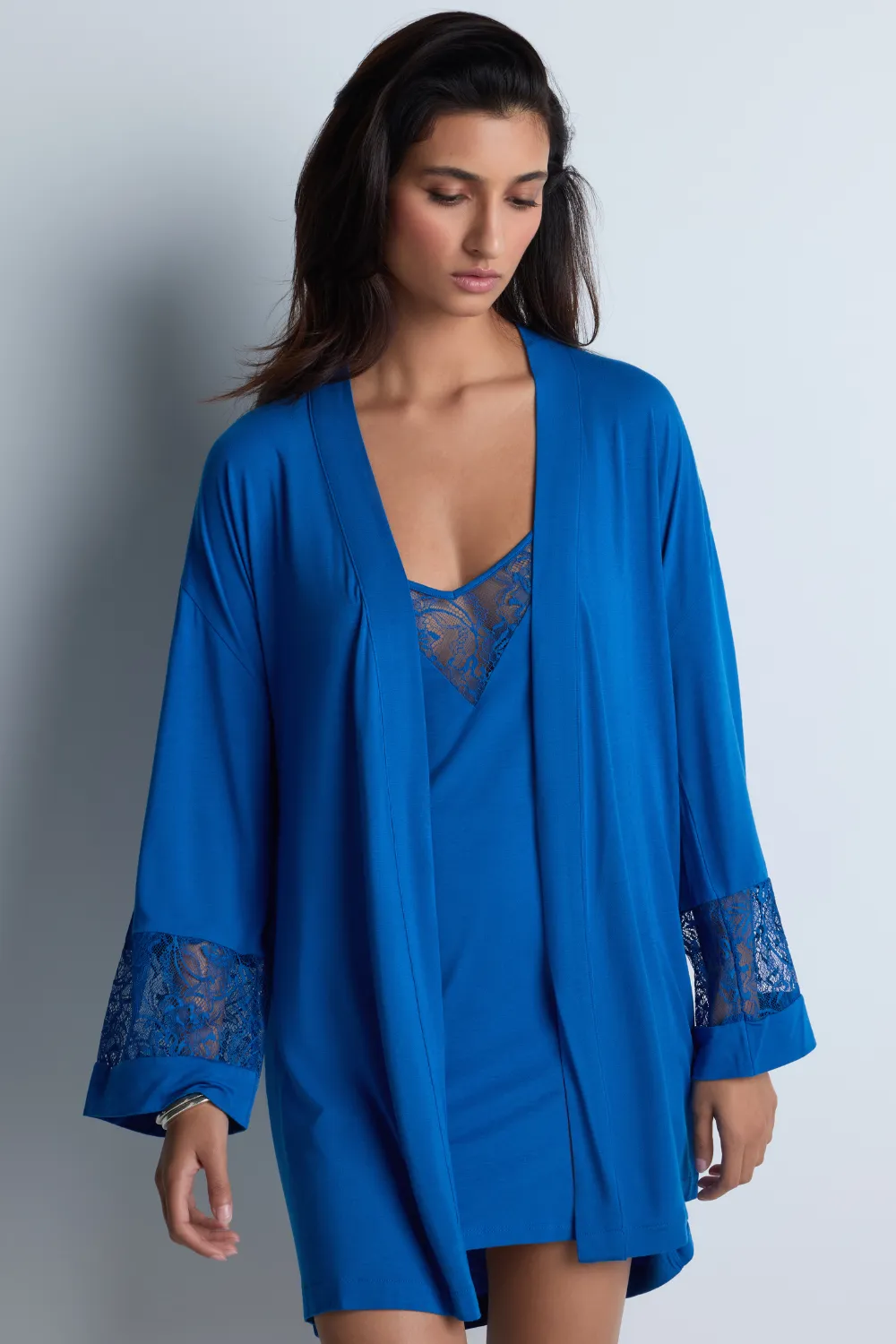 Lazy Days Kimono in Blue