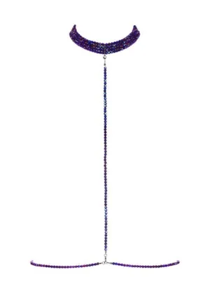 Les Fetiches - A Ton Cou Harness (Purple)