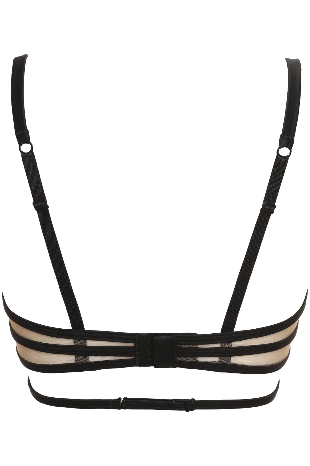 Les Nuits Folles Underwired Triangle Bra in Black
