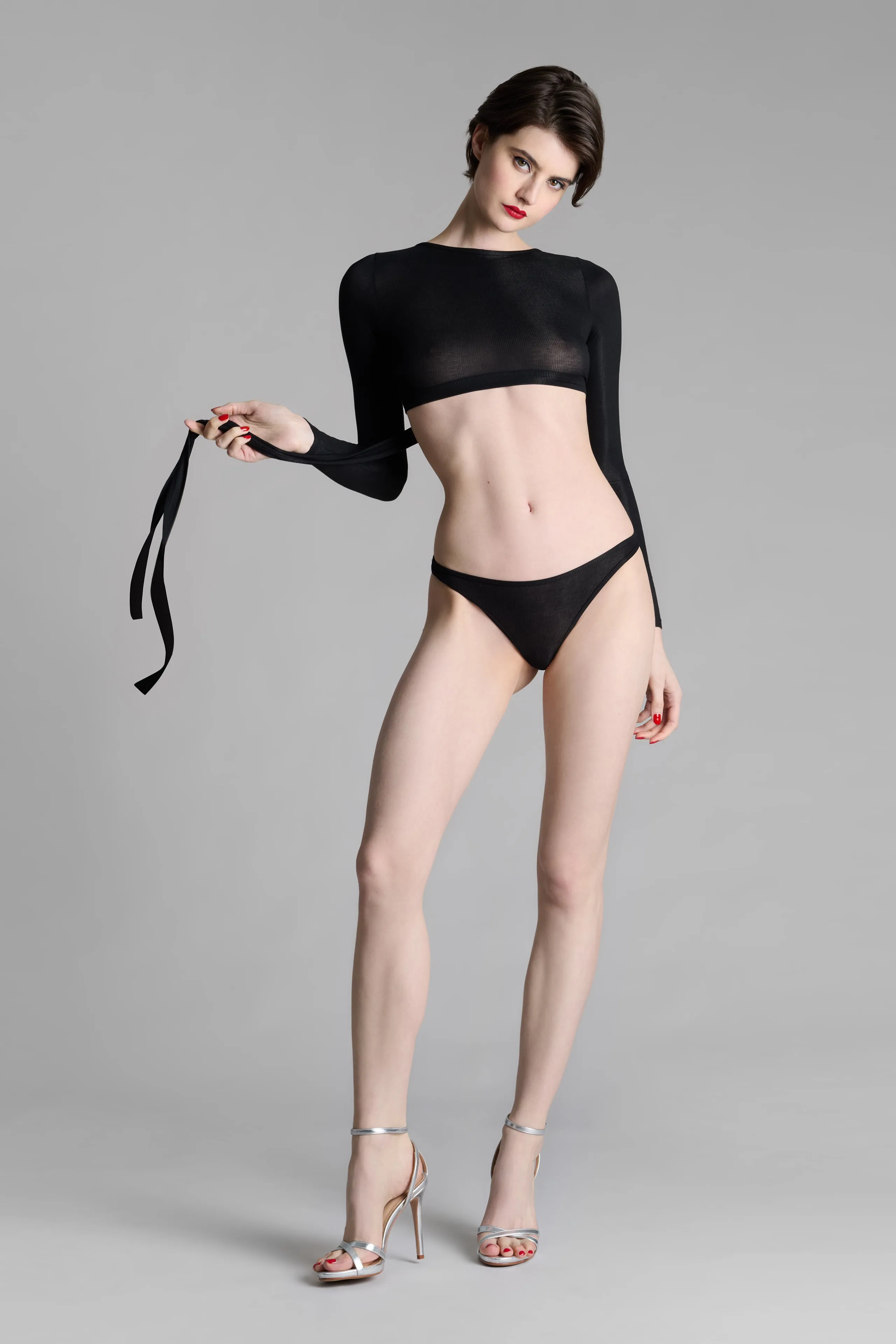 Long Sleeve Wrapover - La Femme Amazone