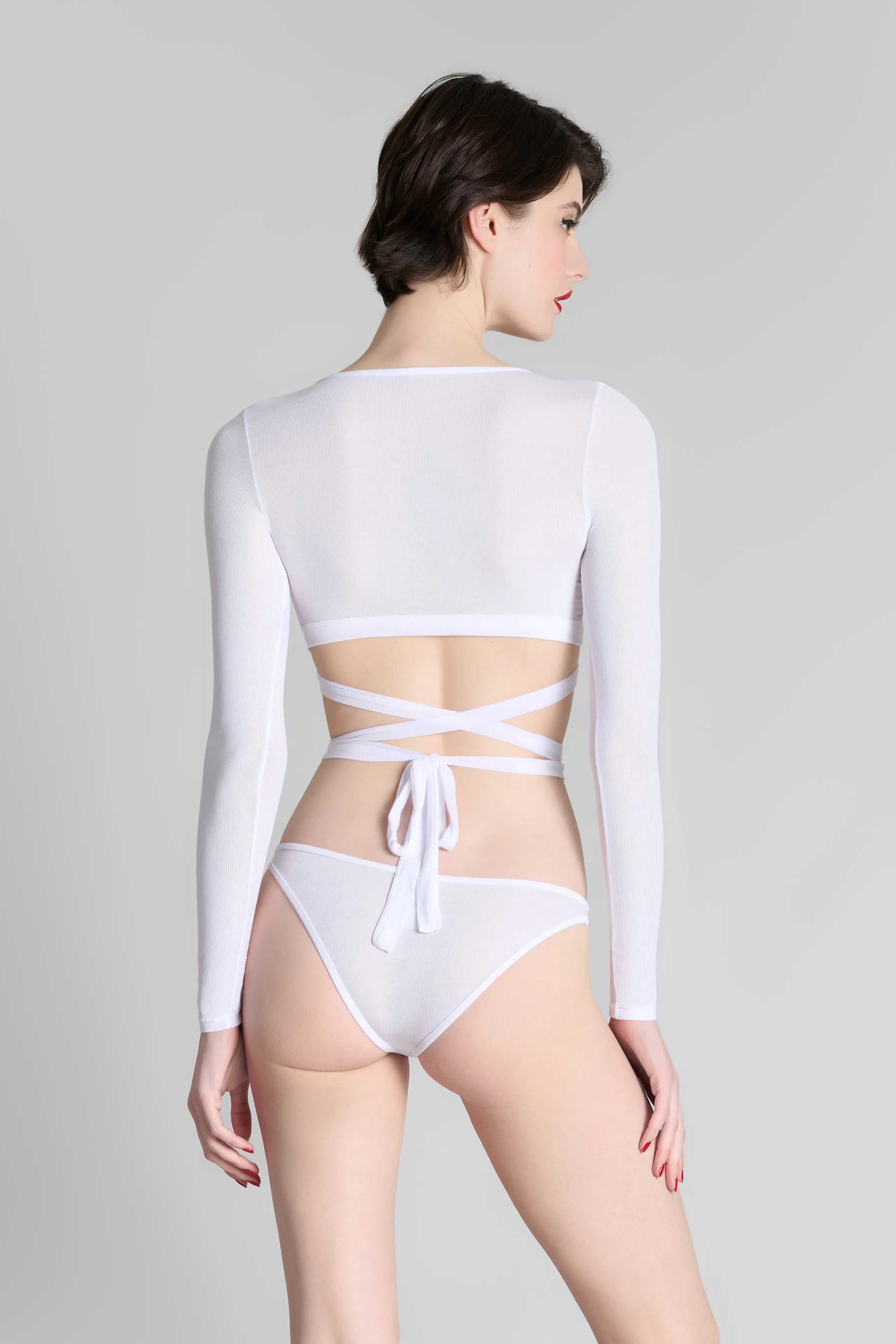 Long Sleeve Wrapover - La Femme Amazone