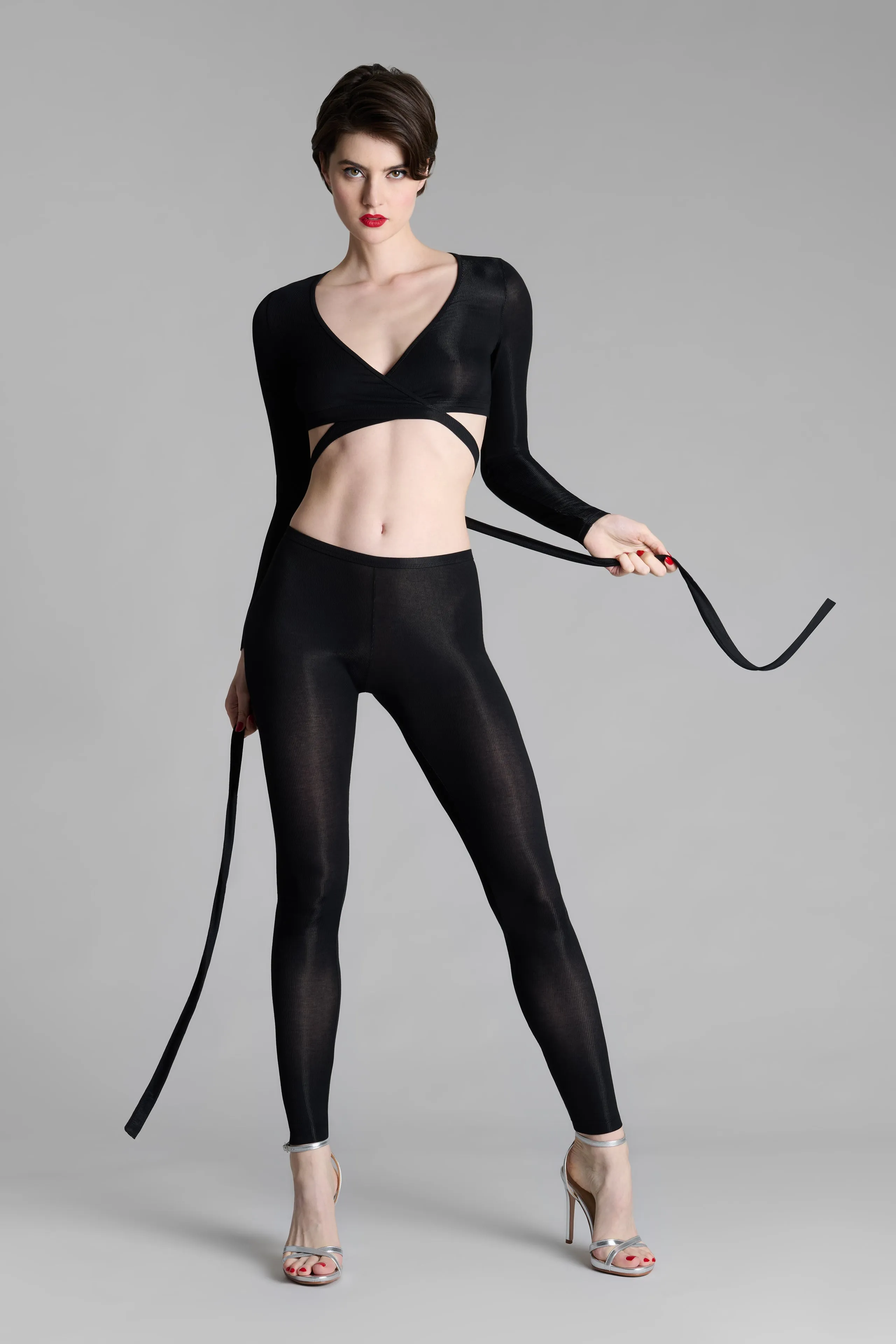 Long Sleeve Wrapover - La Femme Amazone