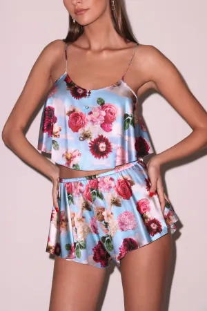 Luxe Silk Cami in Dreamy Floral Print