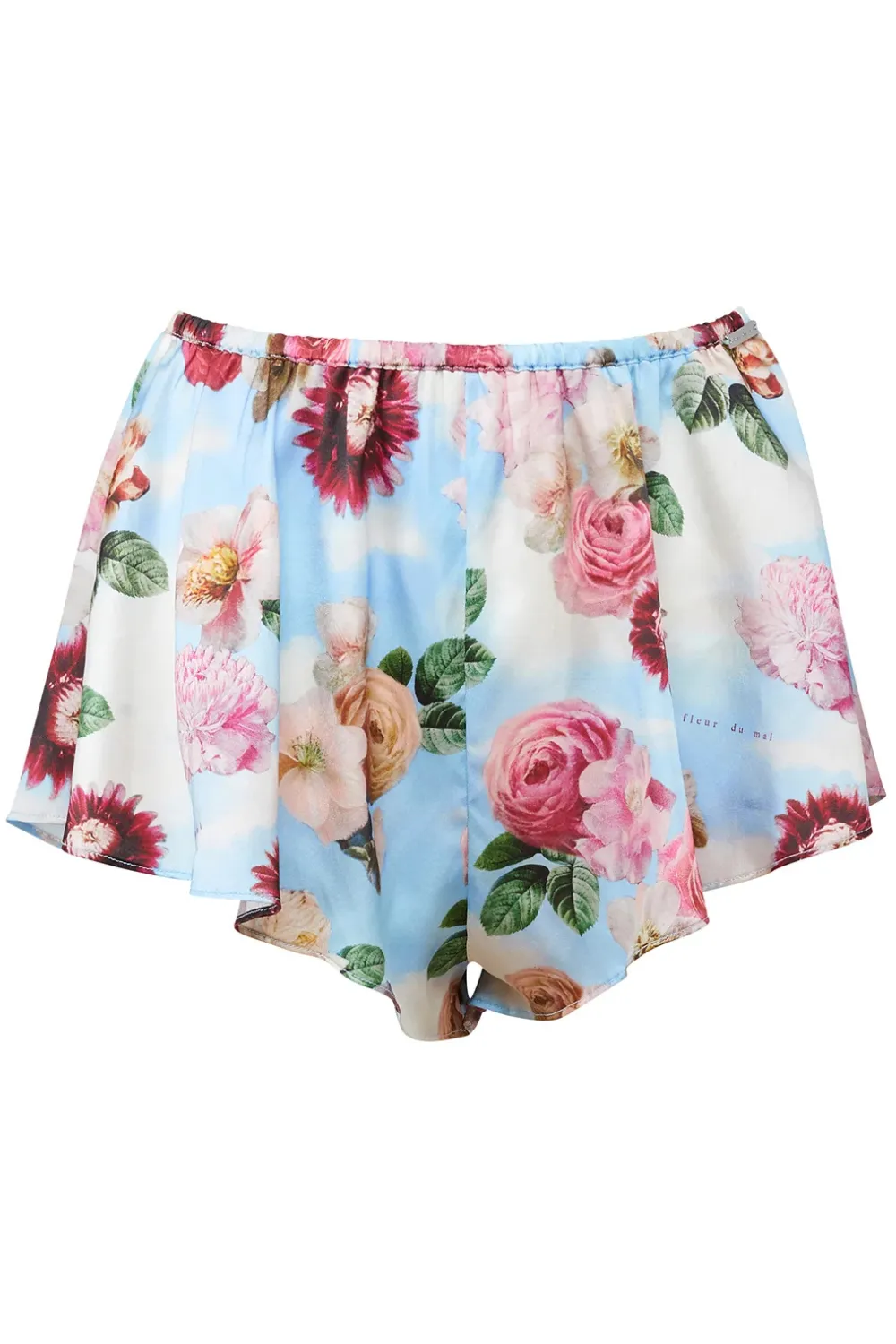 Luxe Silk Flutter Short in Dreamy Floral Print