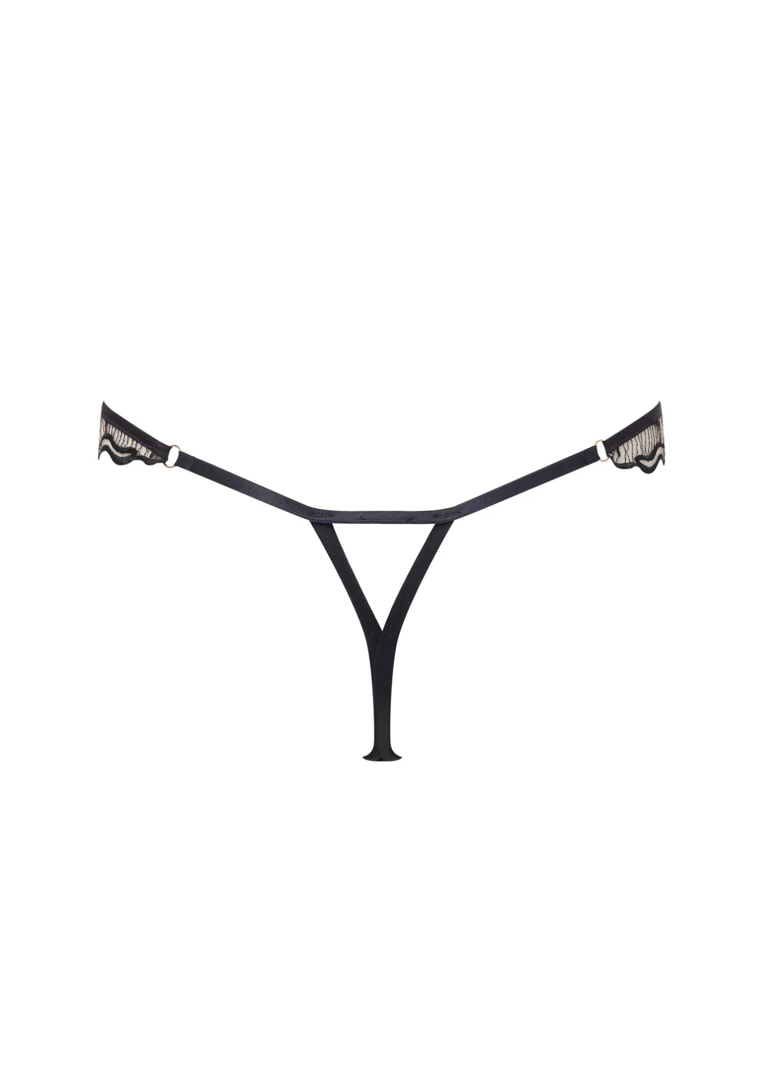 Marabel Thong (Black/Sheer)