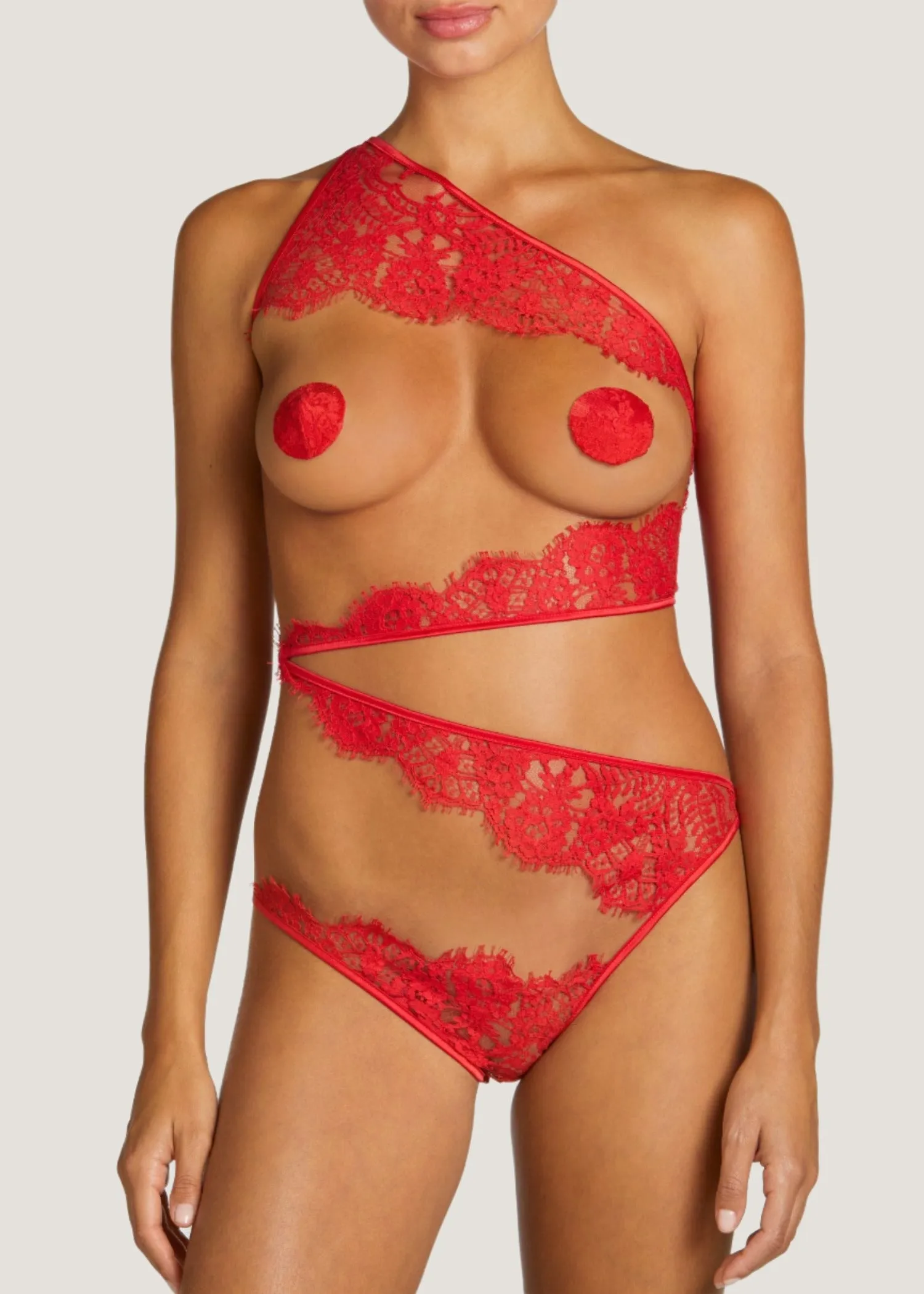 Marella Open Playsuit (Red)