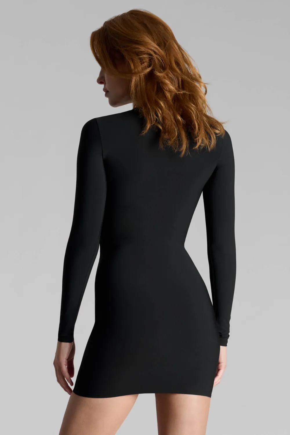 Nuit Infinie Long Sleeve Short Dress