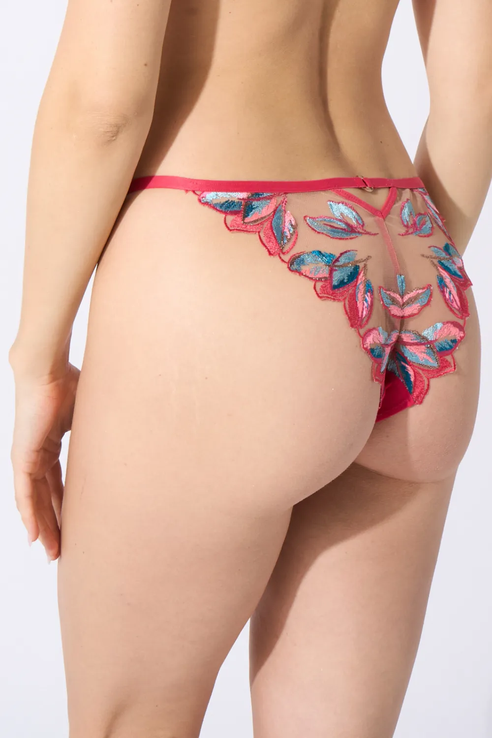 Oiseau de Paradis Brief in Cherry