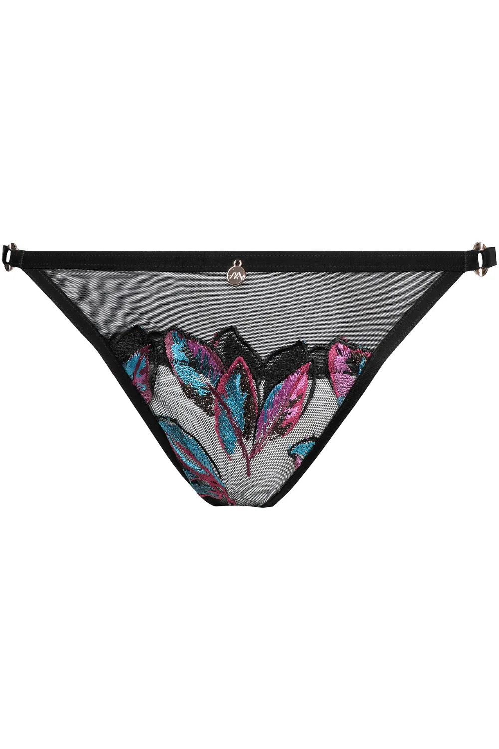 Oiseau de Paradis Open Back Brief in Black