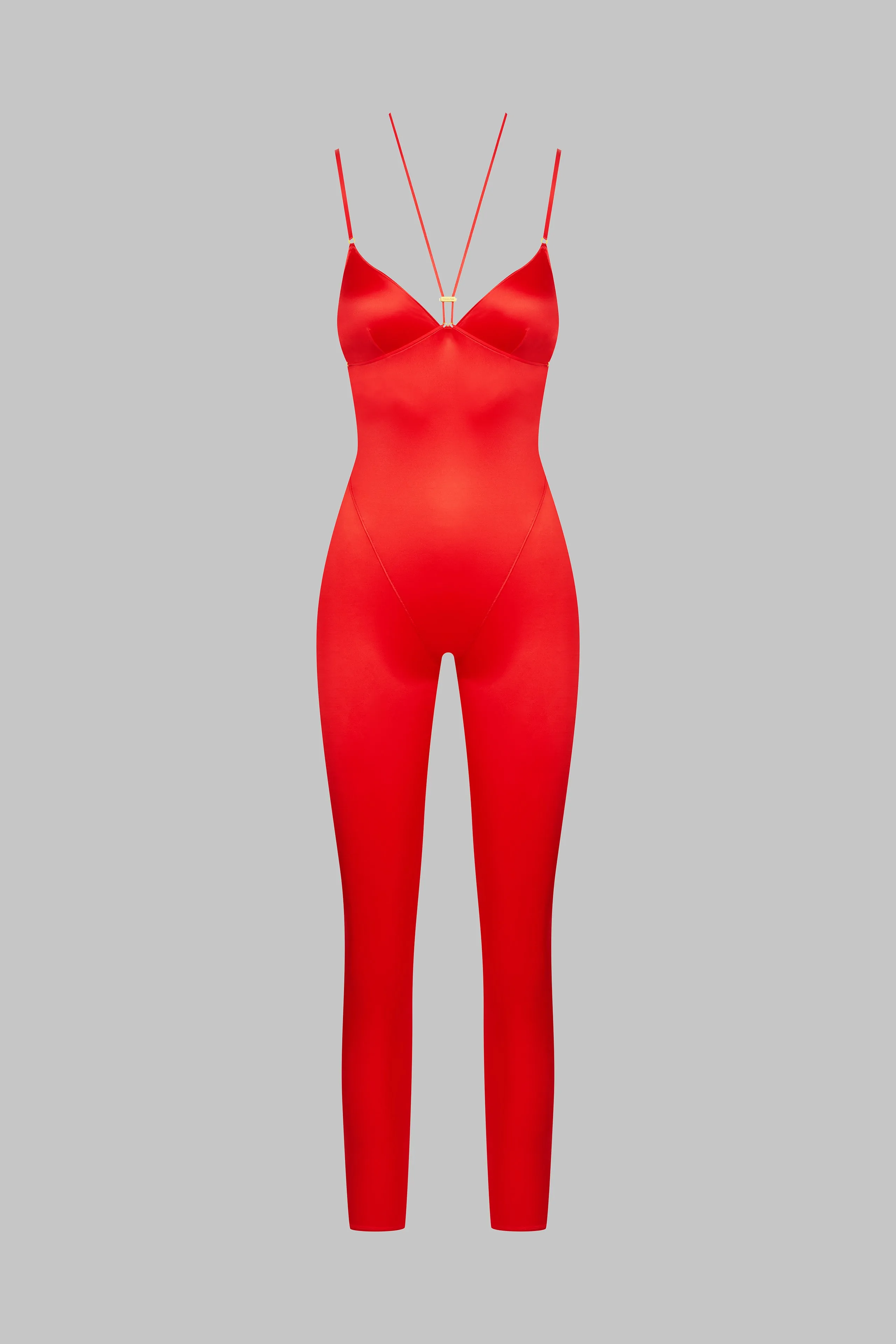 Open Back Strapless Catsuit - French Kiss