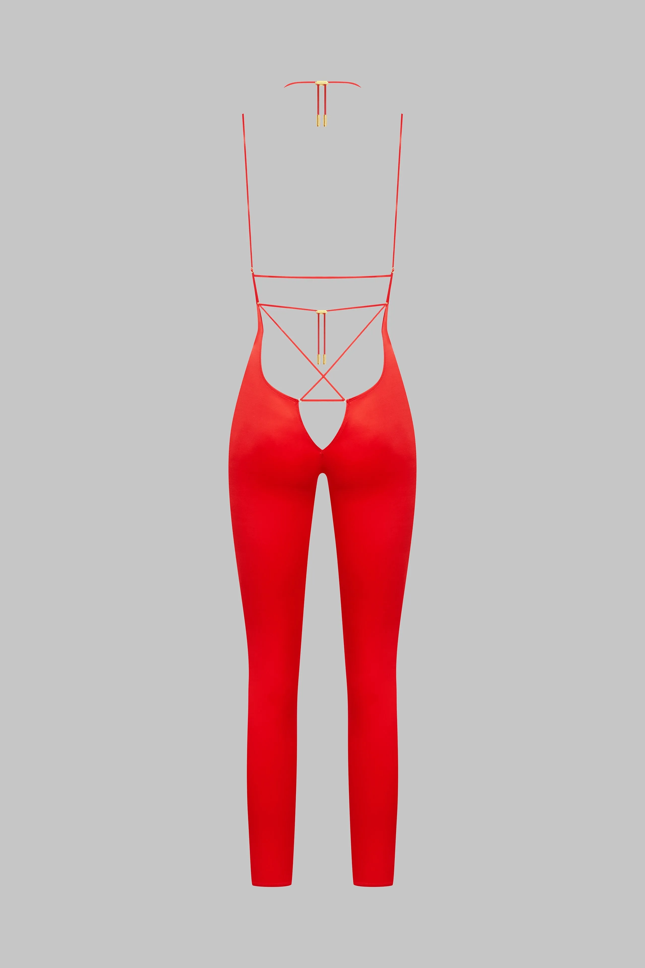 Open back strappy jumpsuit - French Kiss